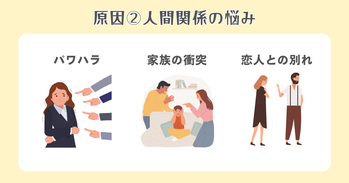 2：人間関係の悩み