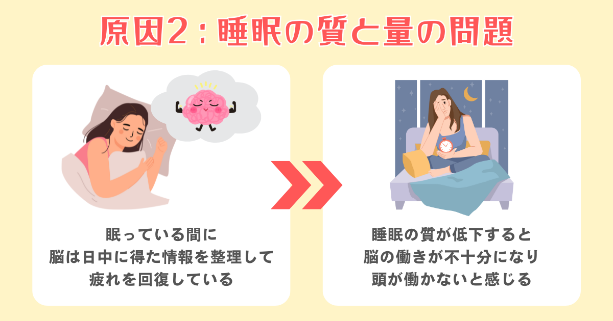 2：睡眠の質と量の問題