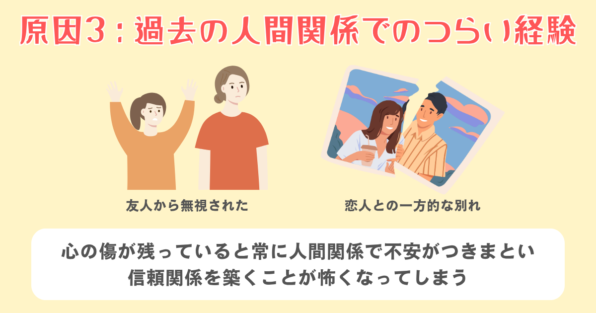 3：過去の人間関係でのつらい経験