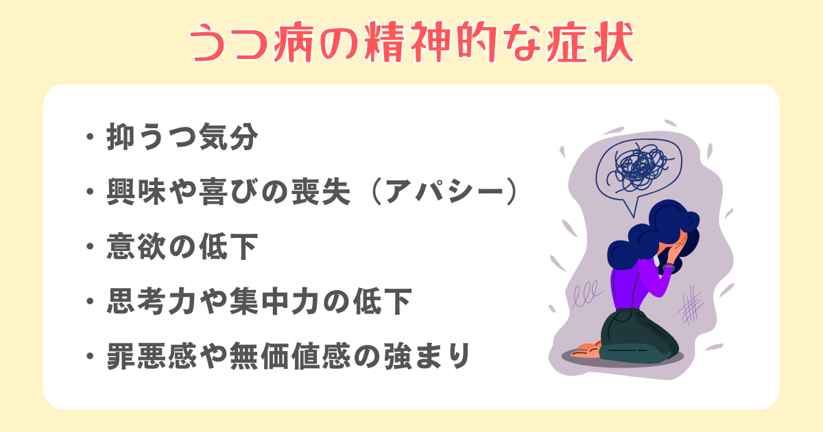 精神的な症状