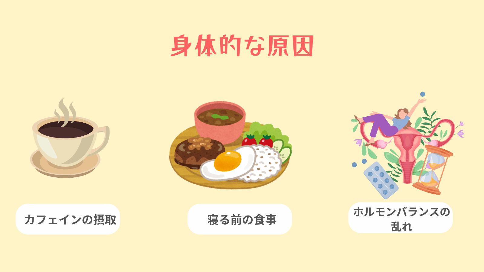 身体的な原因