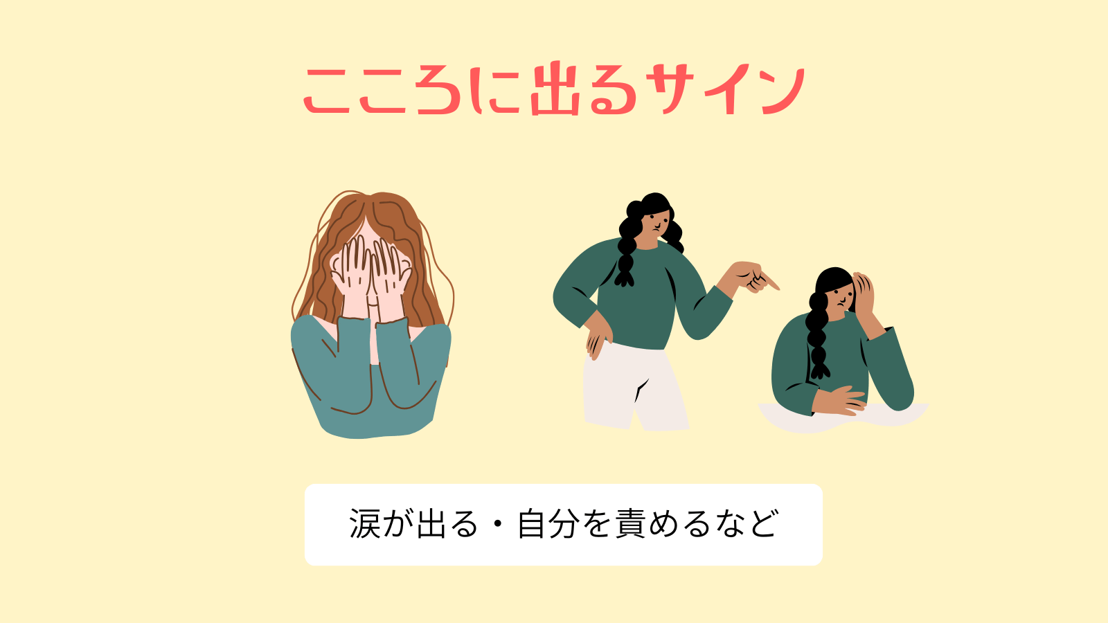 こころに出るサイン