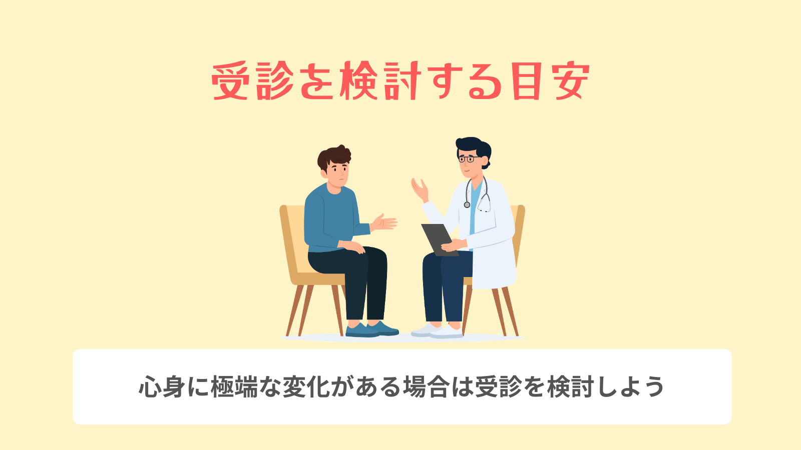 受診を検討する目安