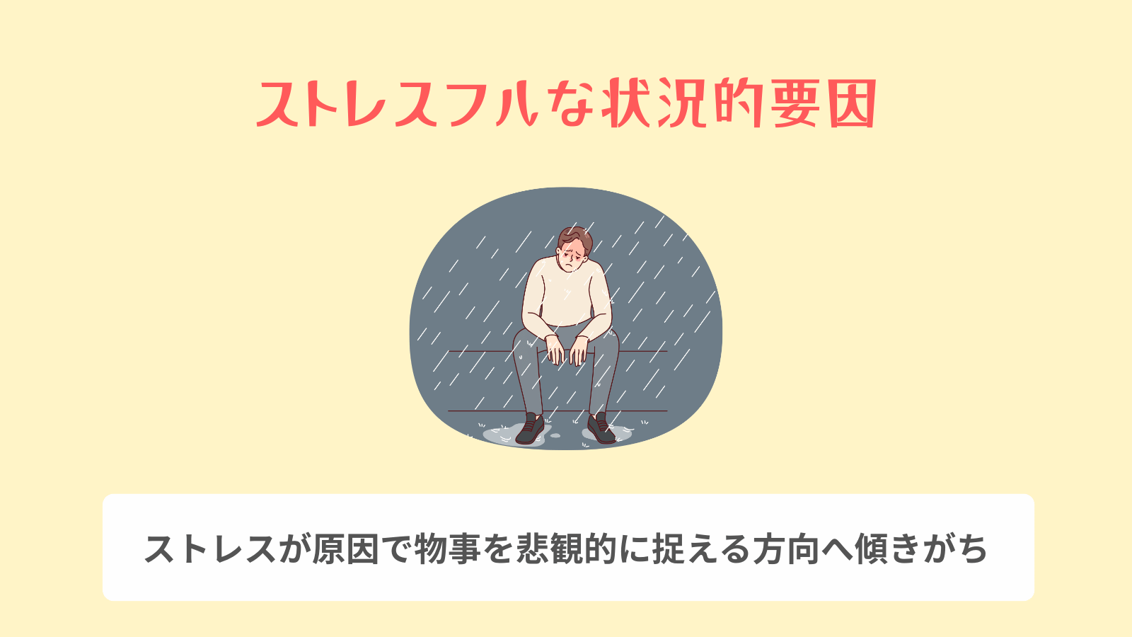 ストレスフルな状況的要因
