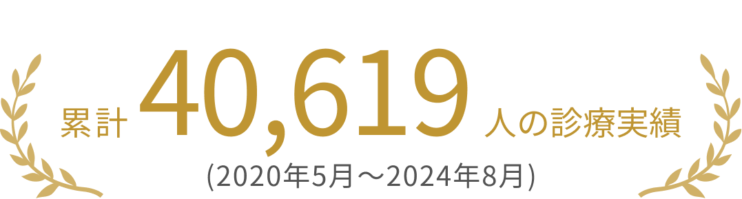 50,000件以上の診療実績